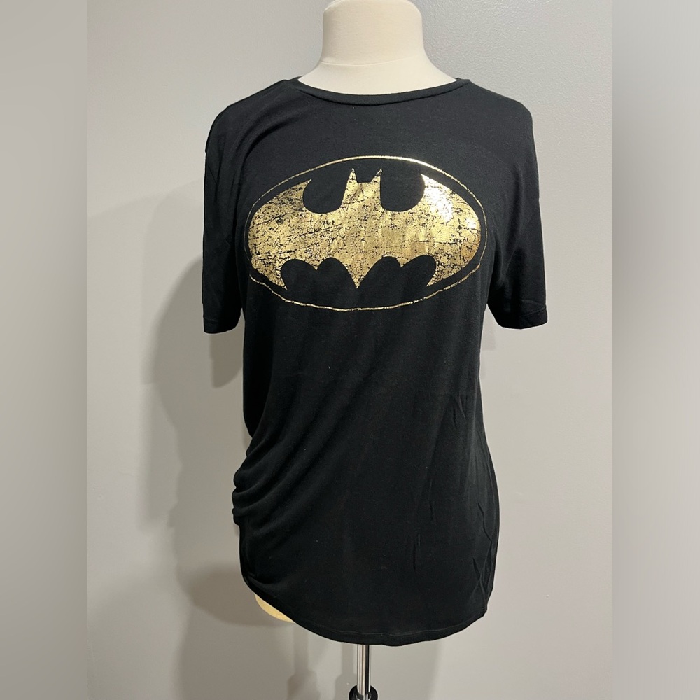 Batman gold foil Batman logo